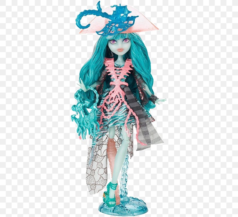 Vandala Doubloons Frankie Stein Monster High Doll River Styxx, PNG, 350x750px, Vandala Doubloons, Action Figure, Costume, Costume Design, Doll Download Free