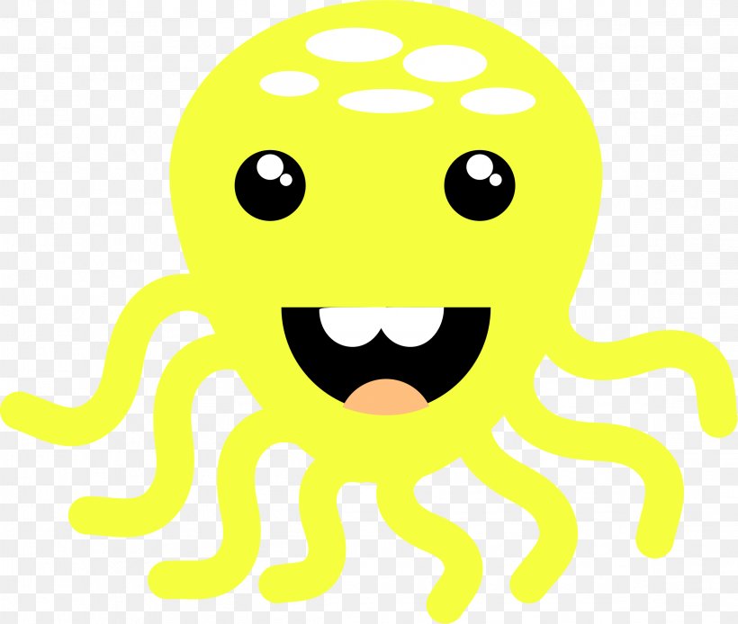 Octopus Emoticon Smiley Cartoon Clip Art, PNG, 2318x1962px, Octopus, Cartoon, Emoticon, Happiness, Organism Download Free