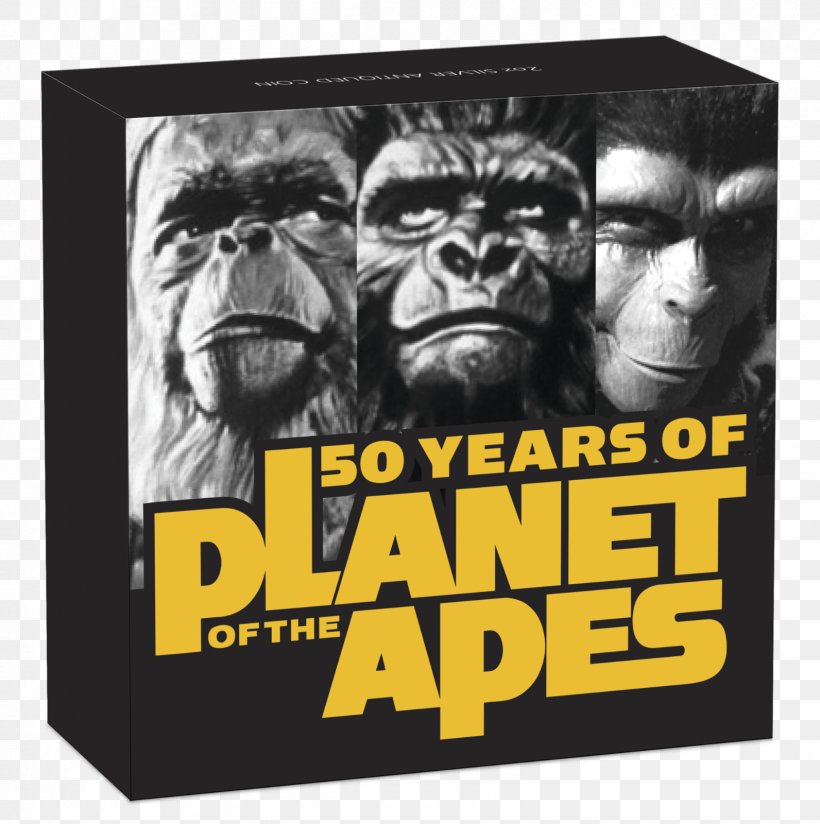 Planet Of The Apes Perth Mint Coin Film, PNG, 1592x1600px, Ape, Anniversary, Boom Studios, Brand, Coin Download Free