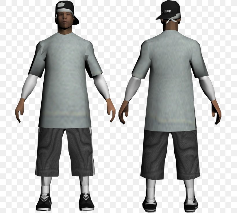 Dress Shirt Grand Theft Auto: San Andreas Sleeveless Shirt Outerwear Clothing, PNG, 715x737px, Dress Shirt, Clothing, Clothing Accessories, Costume, Cotton Download Free