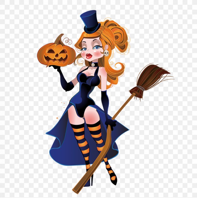 Halloween Witchcraft Cartoon Clip Art, PNG, 826x829px, Halloween, Art, Broom, Cartoon, Costume Download Free