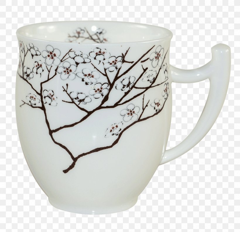 Tea Mug Coffee Cup Porcelain, PNG, 1000x964px, Tea, Ceramic, Cerasus, Cherry, Cherry Blossom Download Free
