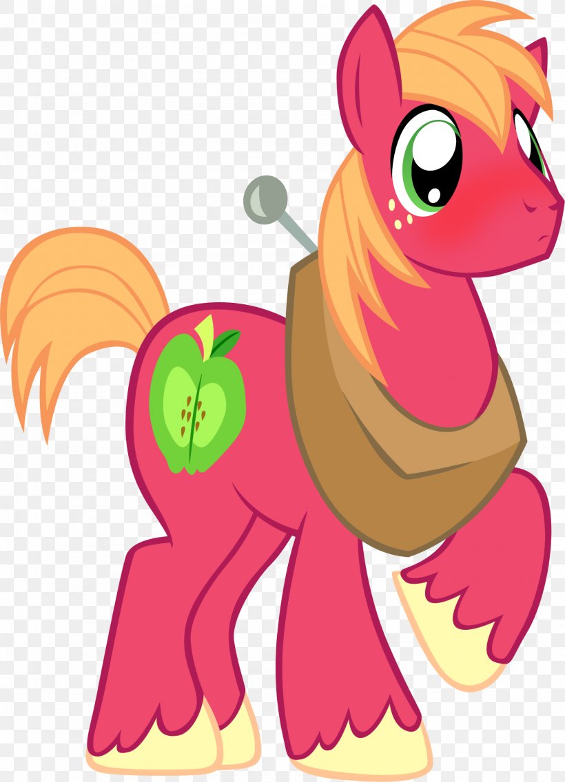 Big McIntosh Clip Art Illustration Fluttershy Cartoon, PNG, 1587x2200px, Big Mcintosh, Animal Figure, Art, Blushing, Cartoon Download Free