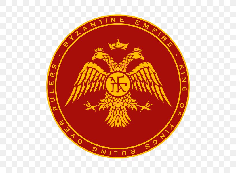 Byzantine Empire Constantinople Byzantium Double-headed Eagle Palaiologos, PNG, 600x600px, Byzantine Empire, Badge, Brand, Byzantine Art, Byzantium Download Free