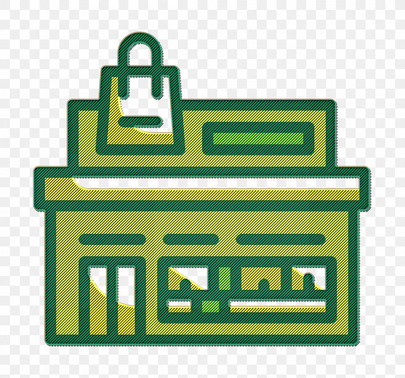 Commerce And Shopping Icon Store Icon Building Icon, PNG, 1154x1080px, Commerce And Shopping Icon, Building Icon, Green, Line, Logo Download Free