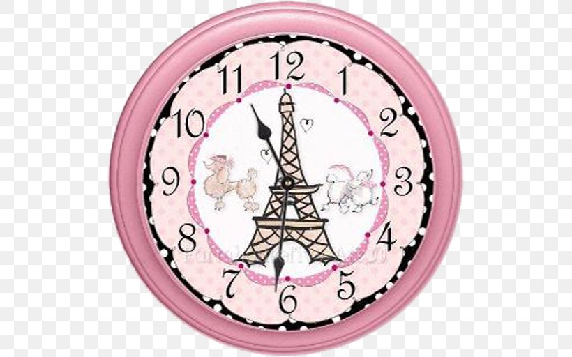 Eiffel Tower World Clock Effiel Tower Girls In Paris, PNG, 512x512px, Watercolor, Cartoon, Flower, Frame, Heart Download Free