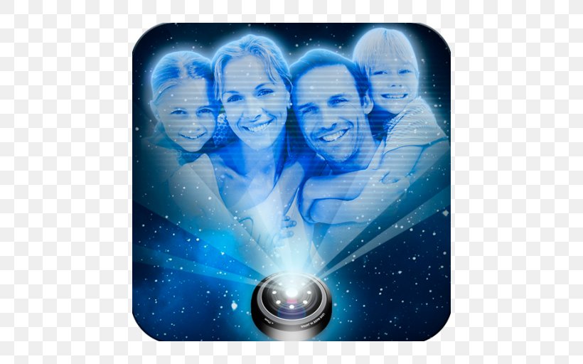 Photography Holography Computer Software 3D Film, PNG, 512x512px, 3d Film, Photography, Android, Blue, Computer Software Download Free