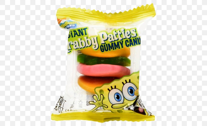 Gummi Candy Bob Esponja Gummy Bear Krabby Patty, PNG, 500x500px, Gummi Candy, Banana Family, Bob Esponja, Candy, Egg Download Free