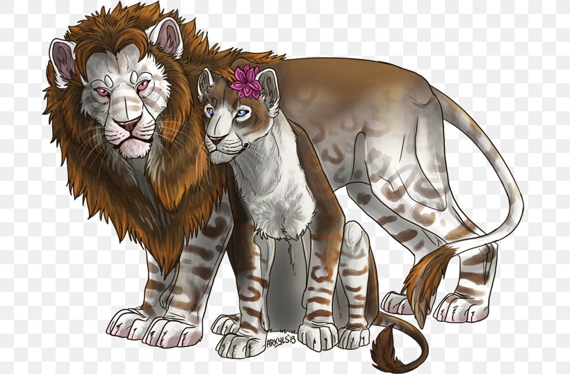 Lion Tiger Cat Roar, PNG, 700x538px, Lion, Art, Big Cats, Carnivoran, Cartoon Download Free