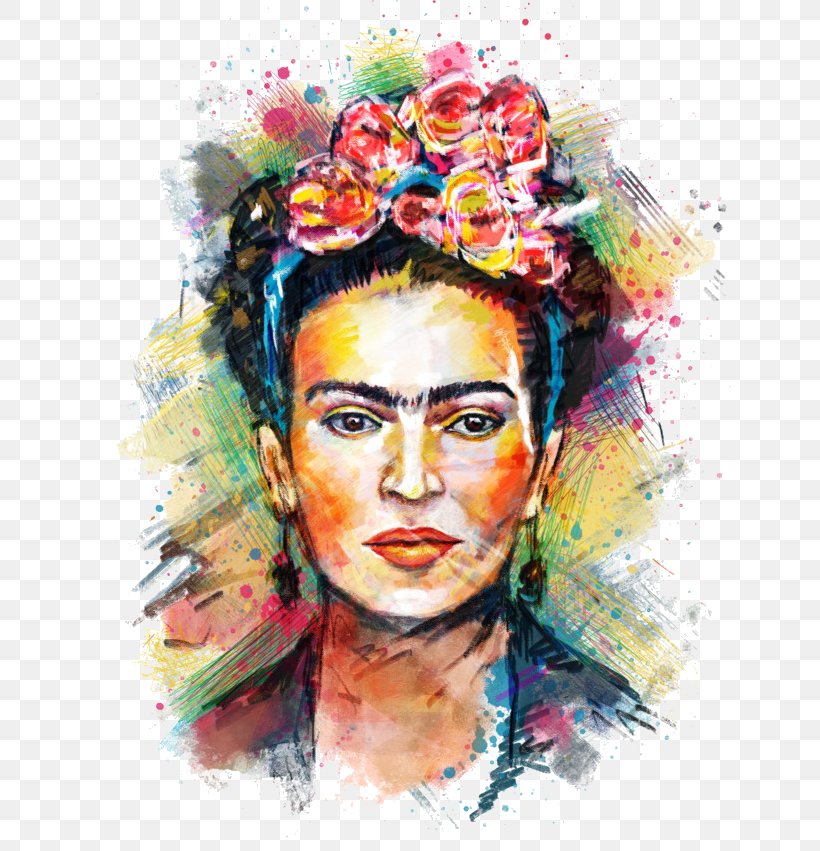 Frida Kahlo T-shirt Artist, PNG, 654x851px, Frida Kahlo, Acrylic Paint, Art, Artist, Artwork Download Free