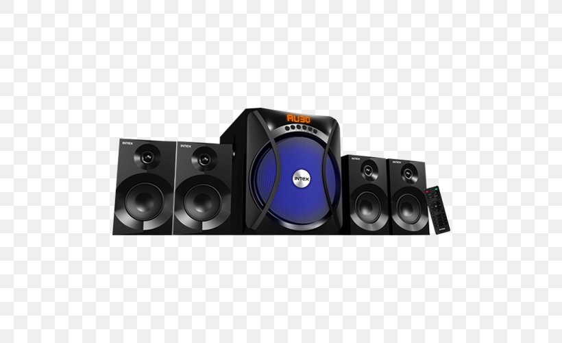 Loudspeaker Home Theater Systems Home Audio Intex Smart World, PNG, 500x500px, 51 Surround Sound, Loudspeaker, Audio, Audio Equipment, Audio Signal Download Free