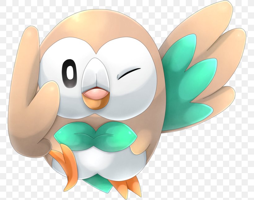 Pokémon Sun And Moon Rowlet Pokémon GO, PNG, 771x647px, Rowlet, Beak, Bird, Cartoon, Drawing Download Free