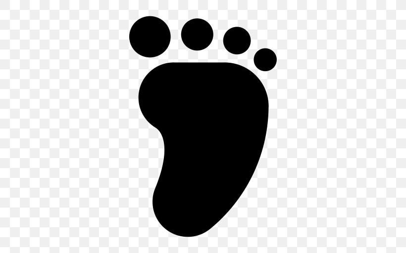 Clip Art, PNG, 512x512px, Digital Image, Black, Blackandwhite, Foot, Footprint Download Free