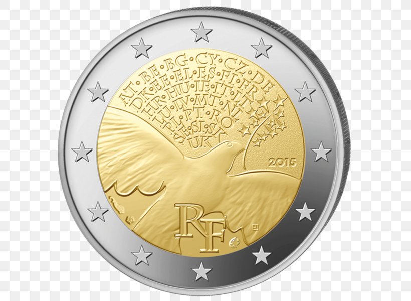 Monnaie De Paris 2 Euro Coin 2 Euro Commemorative Coins Euro Coins, PNG, 601x600px, 1 Euro Coin, 2 Euro Coin, 2 Euro Commemorative Coins, Monnaie De Paris, Coin Download Free
