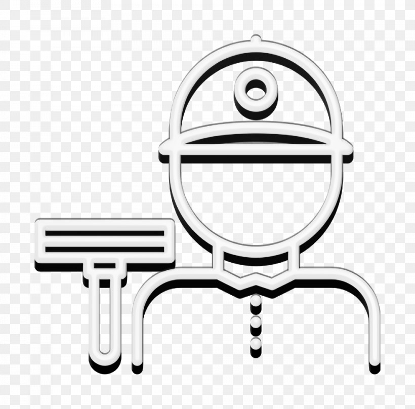 Cleaner Icon Window Cleaner Icon Cleaning Icon, PNG, 984x970px, Cleaner Icon, Bathroom, Black And White, Cartoon, Chair Download Free