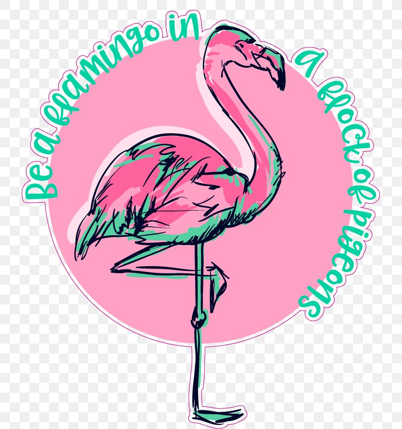 Flamingos Clip Art Illustration Drawing Vector Graphics, PNG, 732x874px, Flamingos, Beak, Bird, Drawing, Flamingo Download Free