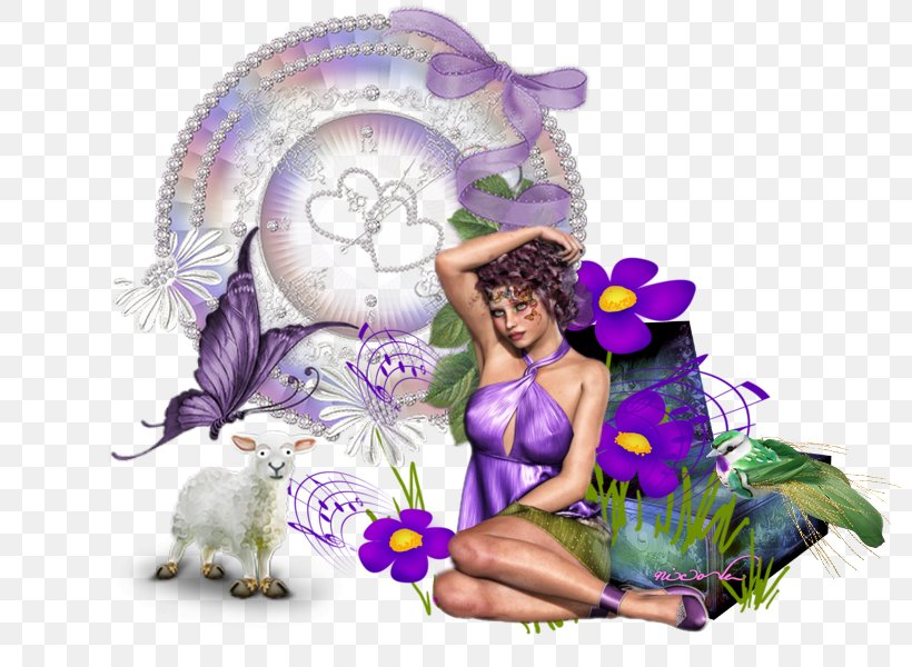 Flower Easter Legendary Creature Animated Cartoon, PNG, 800x600px, Flower, Animated Cartoon, Easter, Fictional Character, Legendary Creature Download Free