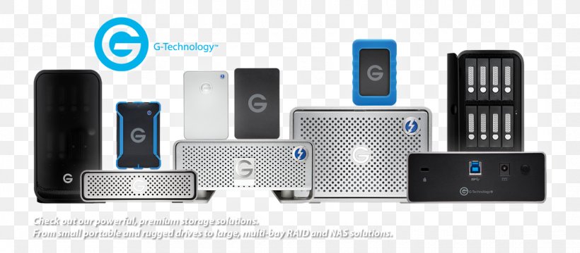 G-Technology External Multi-drive Technology G-Raid Removable Silver Output Device Hard Drives External Storage, PNG, 1140x500px, Gtechnology, Audio Equipment, Brand, Computer, Electronic Device Download Free