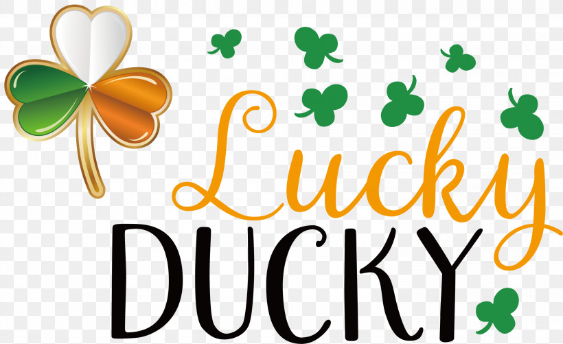 Lucky Ducky Patricks Day Saint Patrick, PNG, 3000x1836px, Patricks Day, Butterflies, Flower, Lepidoptera, Line Download Free