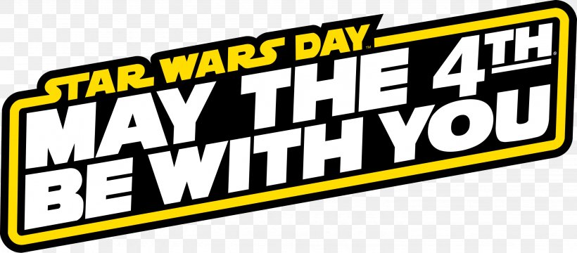 Star Wars Day 4 May YouTube The Force, PNG, 2857x1257px, 4 May, Star Wars Day, Advertising, Area, Automotive Exterior Download Free
