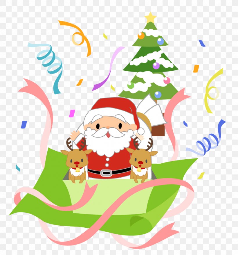 Christmas Ornament Santa Claus Christmas Tree Clip Art, PNG, 934x999px, Christmas Ornament, Art, Artwork, Cartoon, Christmas Download Free