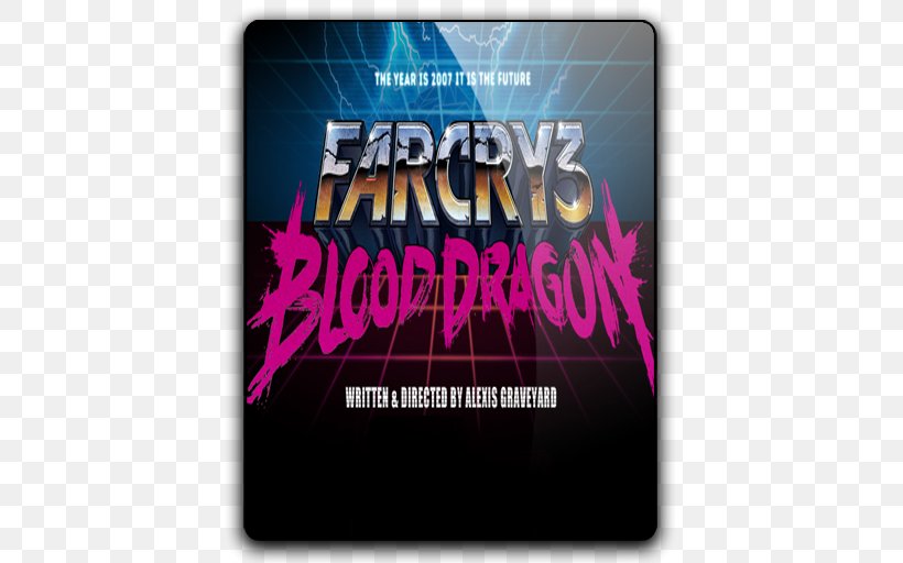 Far Cry 3: Blood Dragon Video Game Ubisoft Montreal Expansion Pack, PNG, 512x512px, Far Cry 3 Blood Dragon, Brand, Expansion Pack, Far Cry, Far Cry 3 Download Free