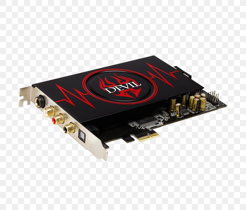 Graphics Cards & Video Adapters Sound Cards & Audio Adapters PCI Express 7.1 Surround Sound PowerColor, PNG, 700x700px, 51 Surround Sound, 71 Surround Sound, Graphics Cards Video Adapters, Asus Xonar, Cable Download Free