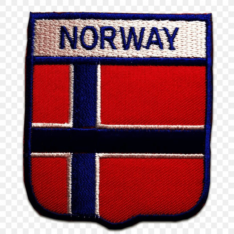 Norway Embroidered Patch Embroidery Iron-on Appliqué, PNG, 1100x1100px, Norway, Applique, Area, Banner, Blue Download Free