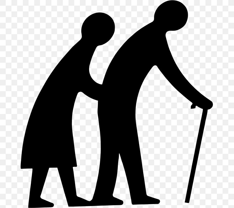 Old Age Clip Art, PNG, 675x730px, Old Age, Area, Artwork, Black And White, Communication Download Free