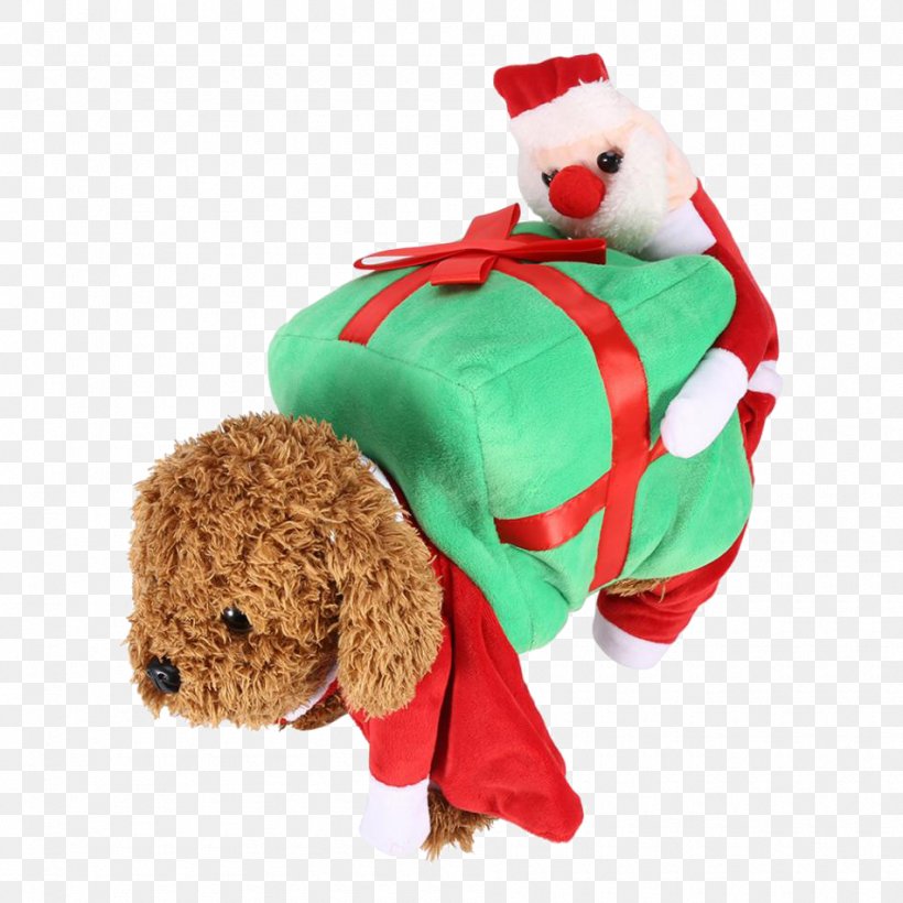 Santa Claus Dog Puppy Costume Christmas, PNG, 950x950px, Watercolor, Cartoon, Flower, Frame, Heart Download Free