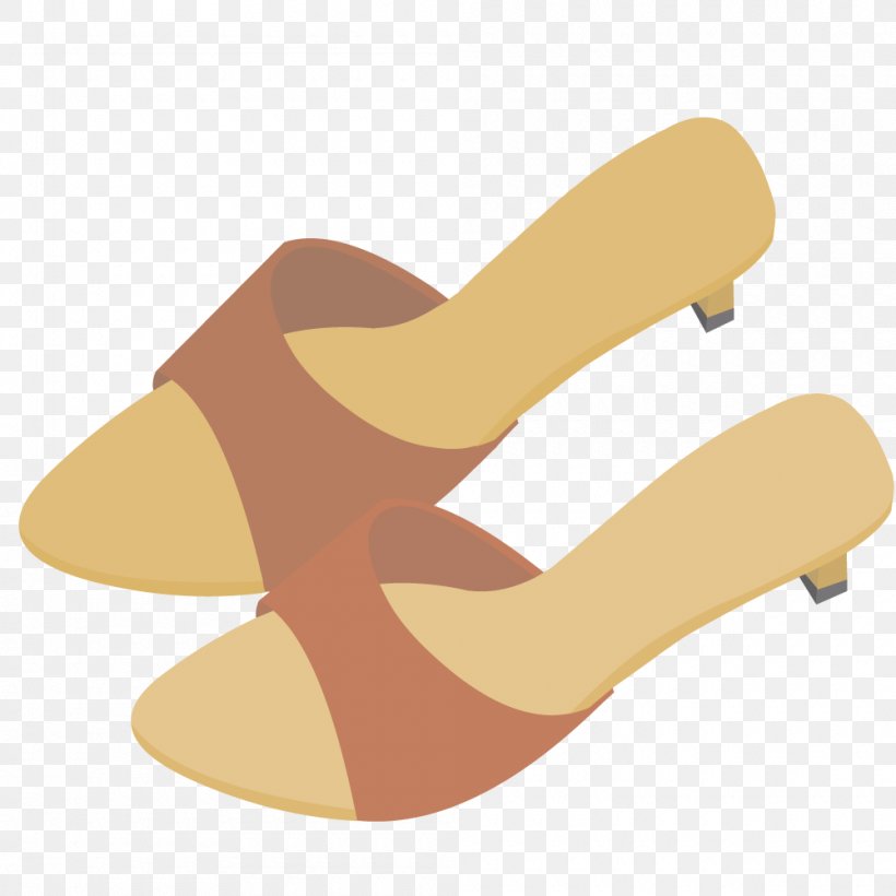 Slipper Sandal High-heeled Footwear Shoe Flip-flops, PNG, 1000x1000px, Slipper, Beige, Designer, Fashion, Flipflops Download Free