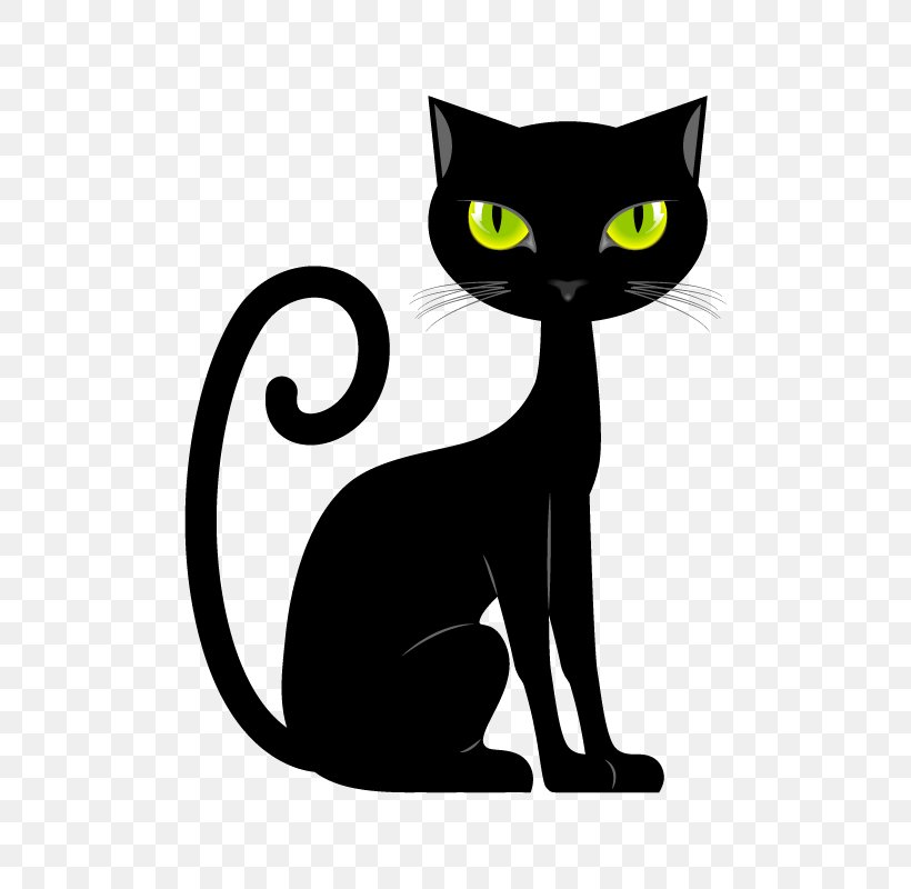 Black Cat Kitten, PNG, 800x800px, Cat, Black, Black And White, Black Cat, Carnivoran Download Free