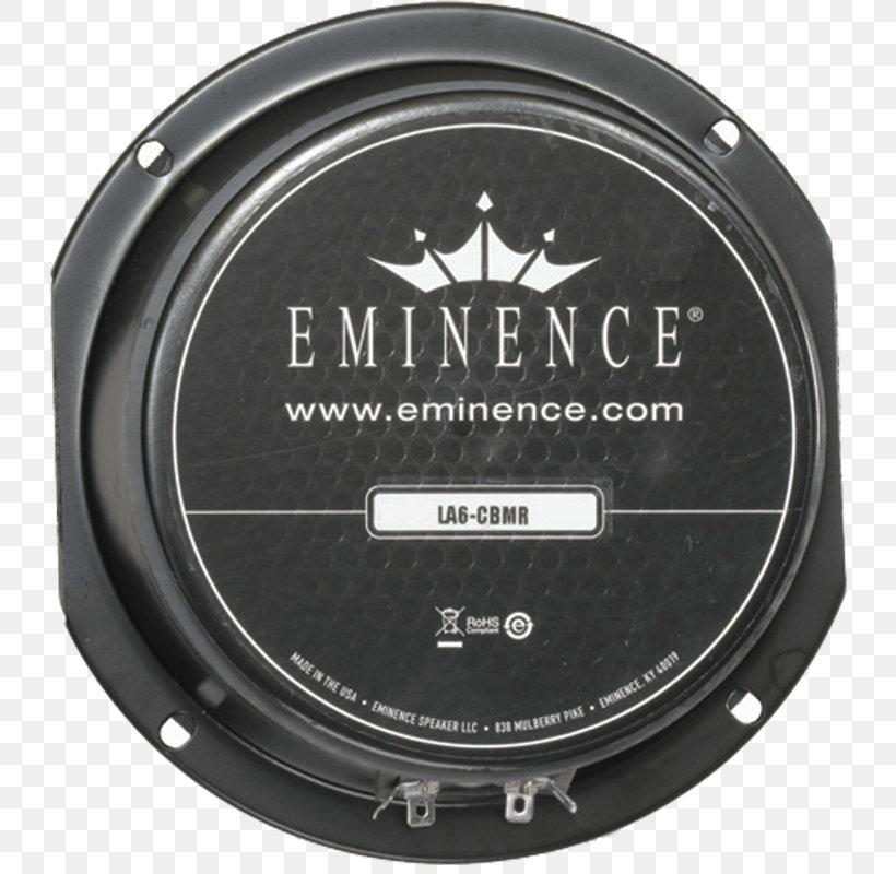 Loudspeaker Mid-range Speaker Eminence Speaker Ohm Subwoofer, PNG, 730x800px, Loudspeaker, Brand, Coaxial Loudspeaker, Hardware, Midbass Download Free