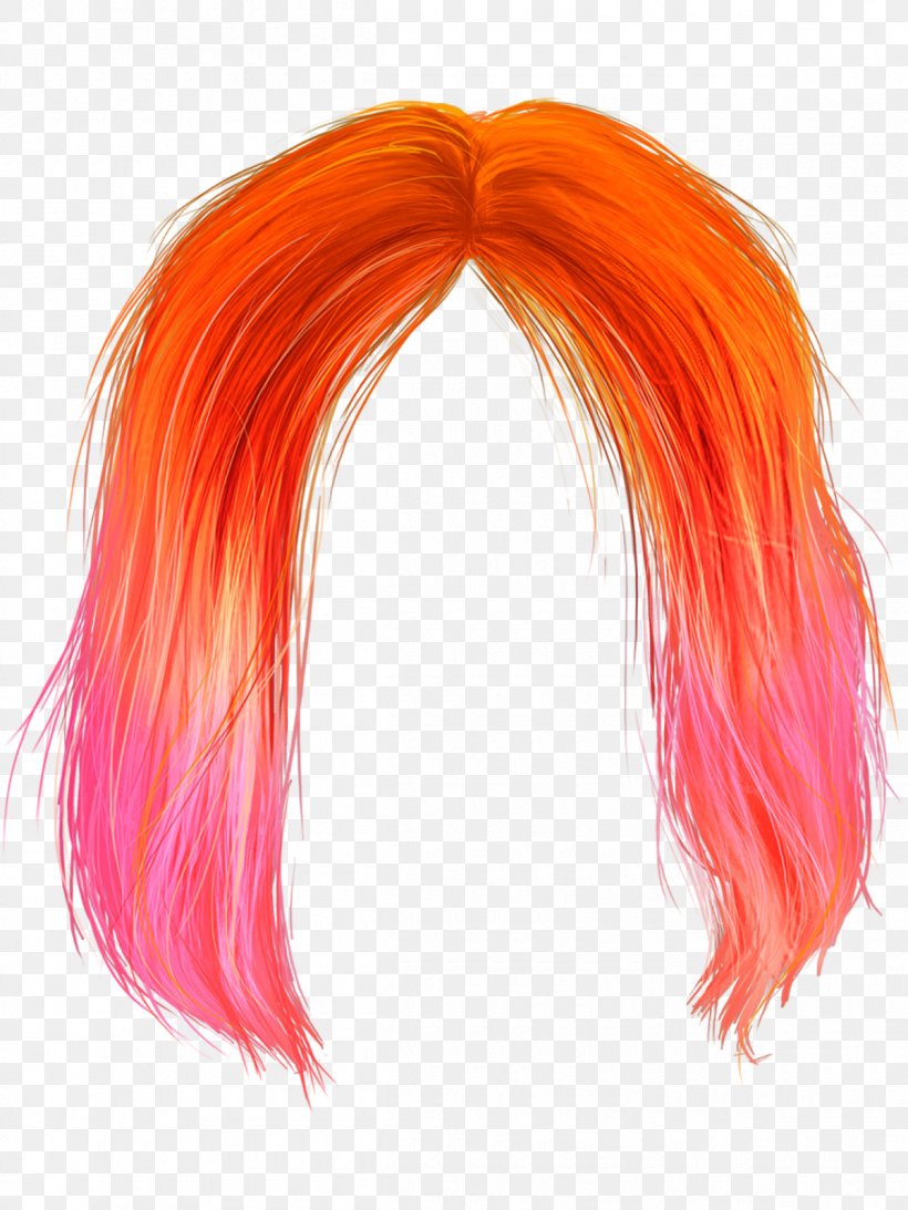 Wig, PNG, 1200x1600px, Wig, Hair Coloring, Hair Tie, Long Hair, Orange Download Free