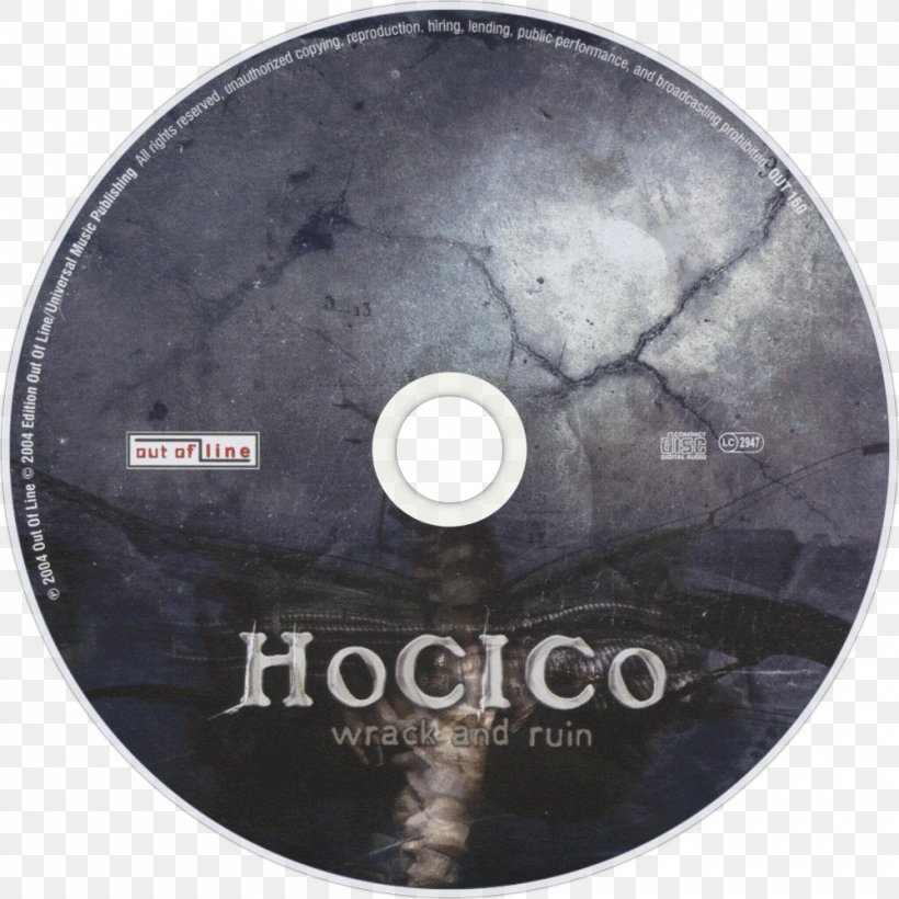 Wrack And Ruin Hocico DVD Compact Disc Wrack & Ruin, PNG, 1000x1000px, Dvd, Certificate Of Deposit, Compact Disc, Online Shop Gigantpl, Stxe6fin Gr Eur Download Free