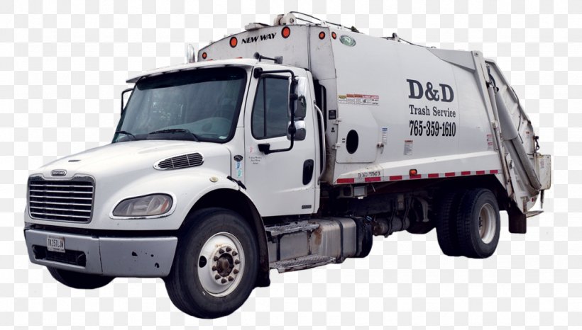 D & D Trash Services Waste Collection Garbage Truck Rubbish Bins & Waste Paper Baskets, PNG, 1024x582px, Waste, Automotive Exterior, Automotive Tire, Automotive Wheel System, Brand Download Free