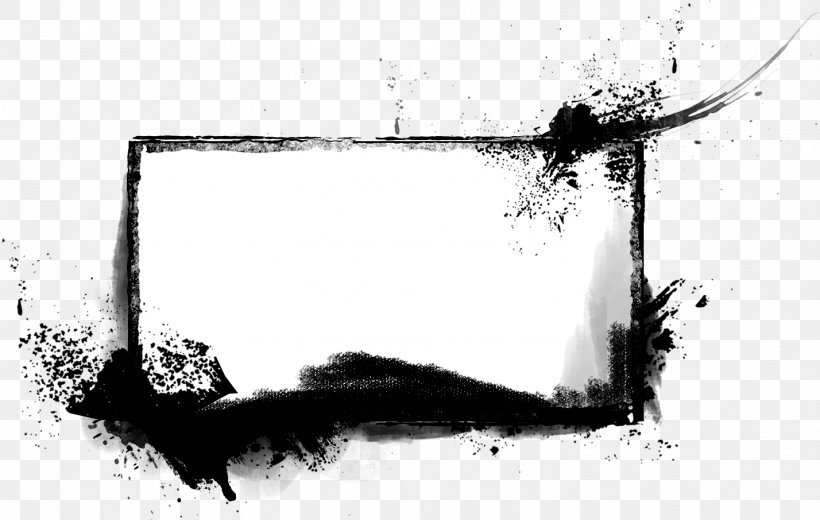 Image Ink Watercolor Painting Design Picture Frames, PNG, 1428x906px, Ink, Art, Artwork, Black And White, Branch Download Free