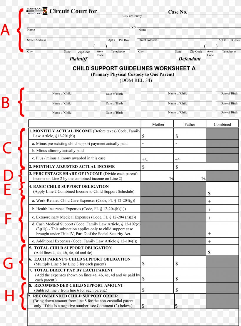 Child Support Calculation Worksheet Indiana, PNG, 2189x2968px, Watercolor, Cartoon, Flower, Frame, Heart Download Free