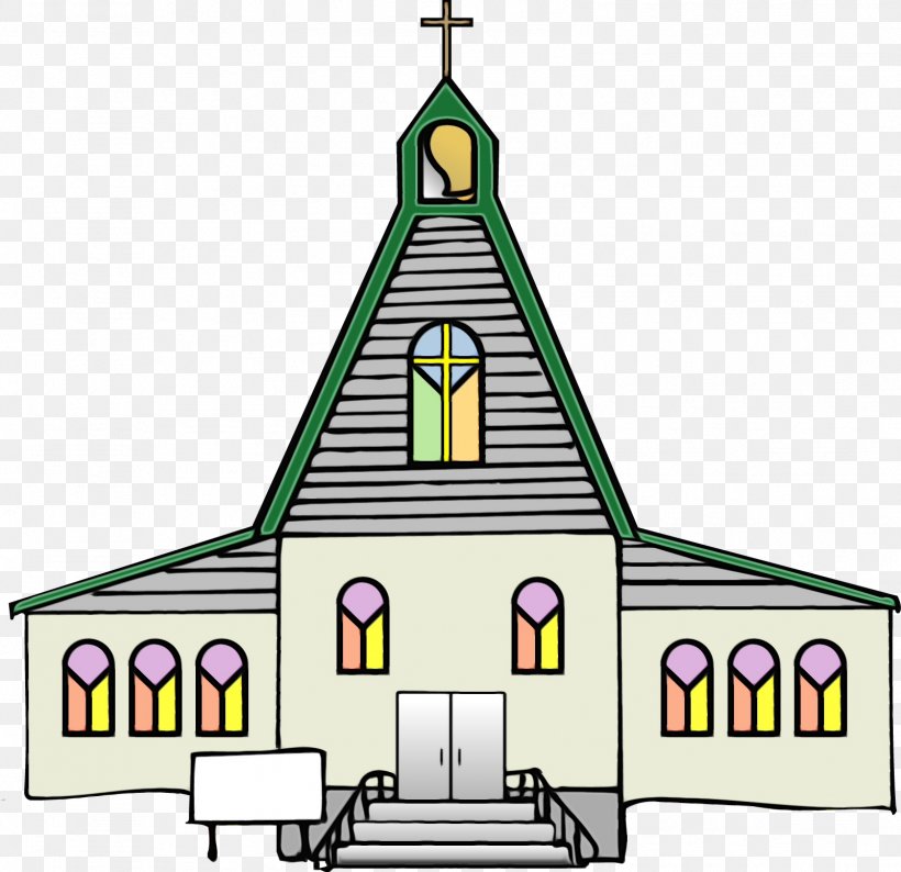 Church Cartoon, PNG, 1603x1553px, Watercolor, Architecture, Building,  Catholic Church, Catholicism Download Free