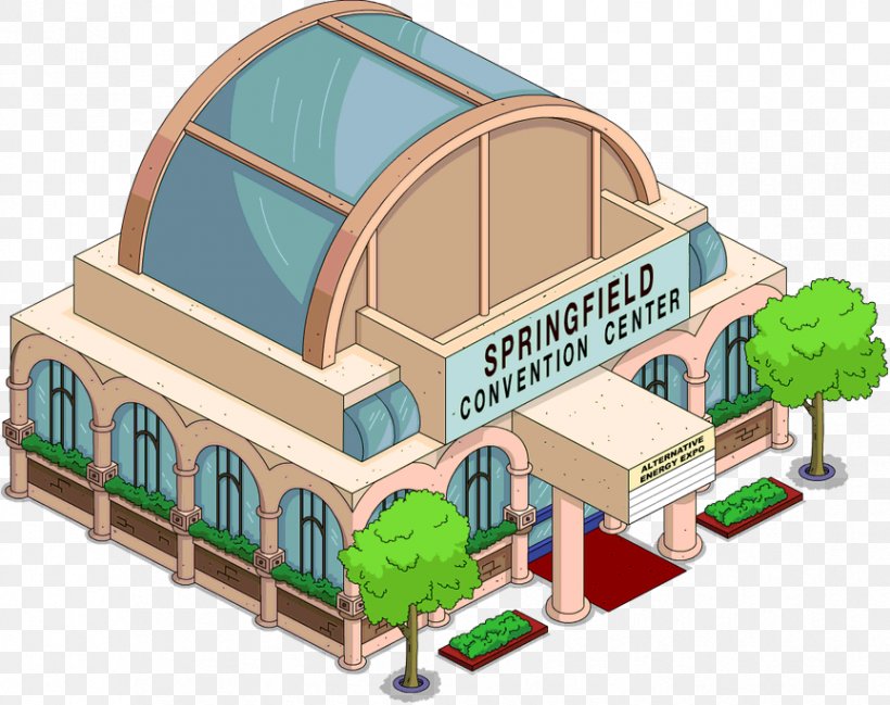 The Simpsons: Tapped Out Convention Center Lisa Simpson The Simpsons Game Bart Simpson, PNG, 864x684px, Simpsons Tapped Out, Architecture, Bart Simpson, Bart The Daredevil, Building Download Free