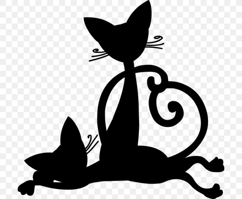 Whiskers Kitten Competability: A Practical Guide To Building A Peaceable Kingdom Between Cats And Dogs Silhouette, PNG, 700x675px, Whiskers, Artwork, Black, Black And White, Black Cat Download Free