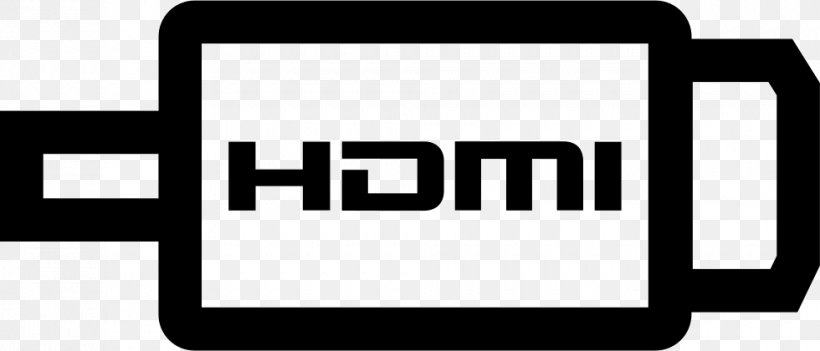 HDMI Laptop Electrical Cable Computer Port, PNG, 980x420px, Hdmi, Area, Black And White, Brand, Communication Download Free