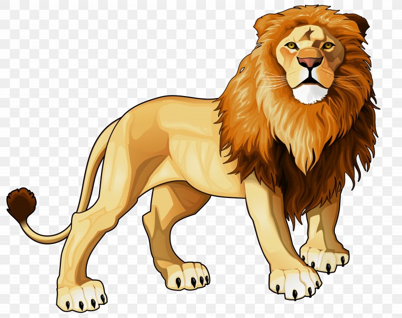 Lion Clip Art, PNG, 5000x3963px, Lion, Art, Big Cats, Carnivoran, Cartoon Download Free