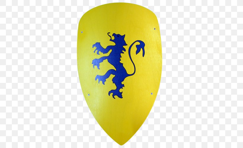 Shield Yellow Knight Wood Blue, PNG, 500x500px, Watercolor, Cartoon, Flower, Frame, Heart Download Free
