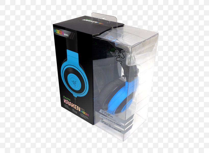 Headphones Razer Inc. Razer Kraken Pro Headset Microphone, PNG, 800x600px, Headphones, Audio, Audio Equipment, Blue, Color Download Free