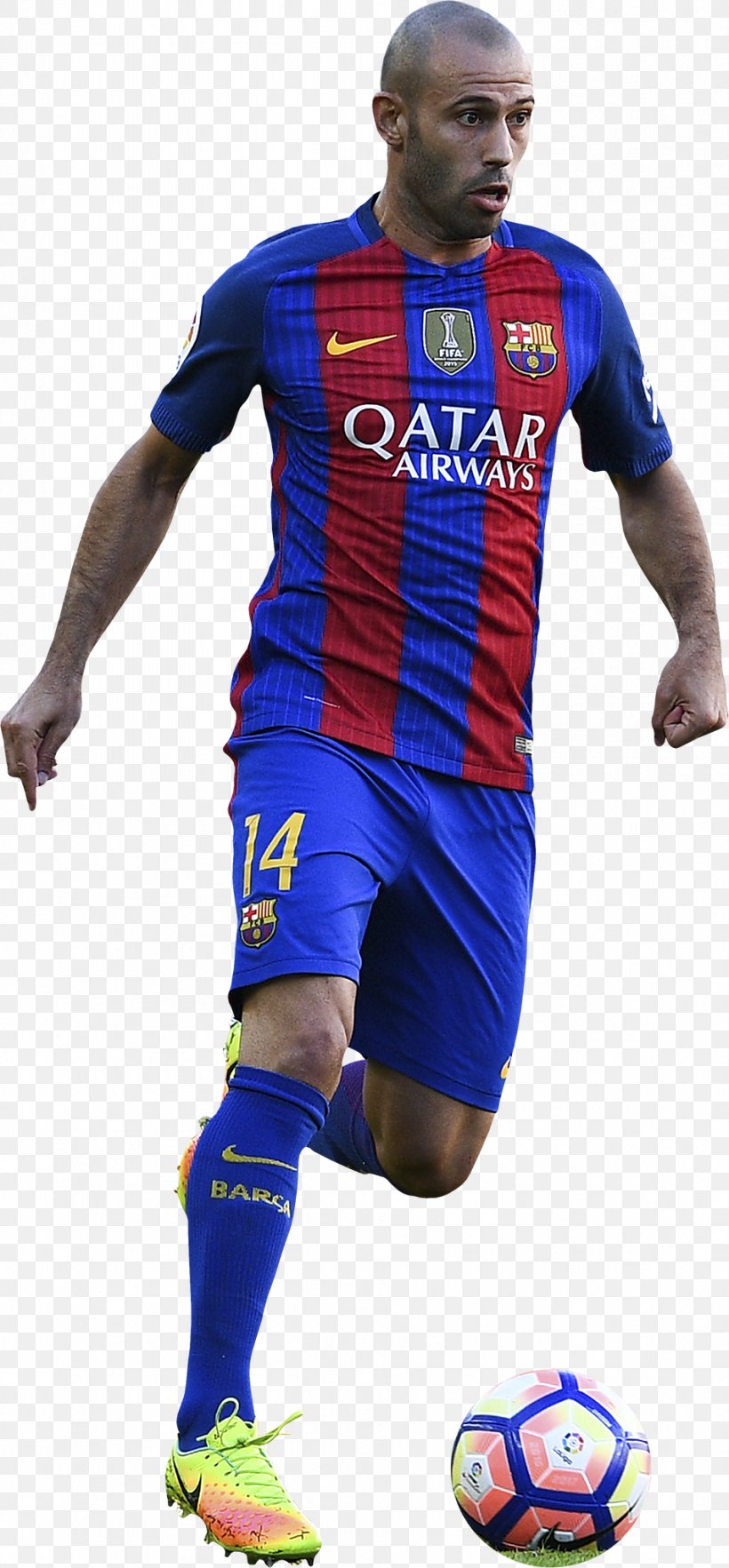 Javier Mascherano Football Player FC Barcelona Rendering, PNG, 951x2048px, Javier Mascherano, Author, Ball, Clothing, Electric Blue Download Free