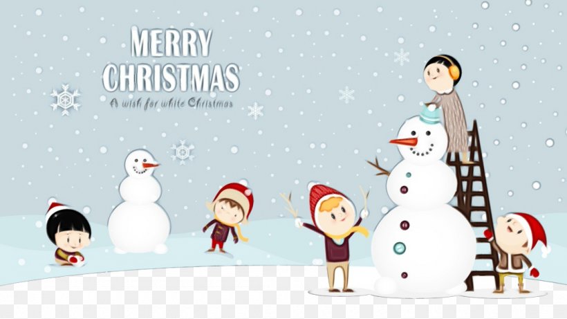 Snowman, PNG, 1100x619px, Watercolor, Animation, Cartoon, Christmas, Christmas Eve Download Free