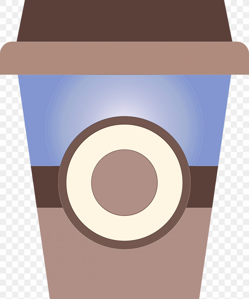 Brown Drinkware, PNG, 2500x3000px, Coffee To Go, Brown, Drinkware, Paint, Watercolor Download Free