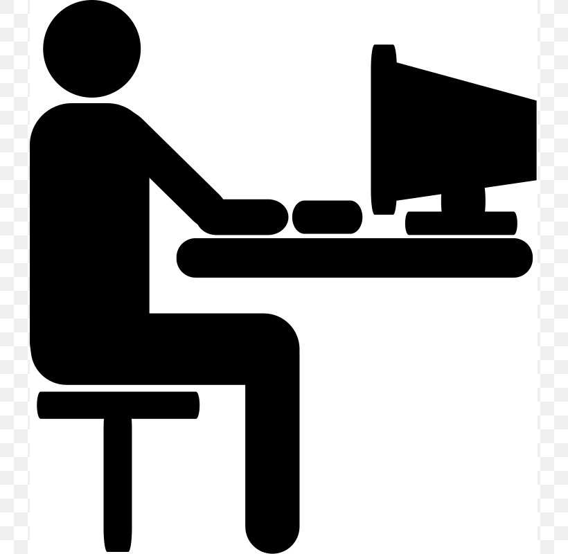 Computer Clip Art, PNG, 733x800px, Computer, Area, Artwork, Black And White, Brand Download Free