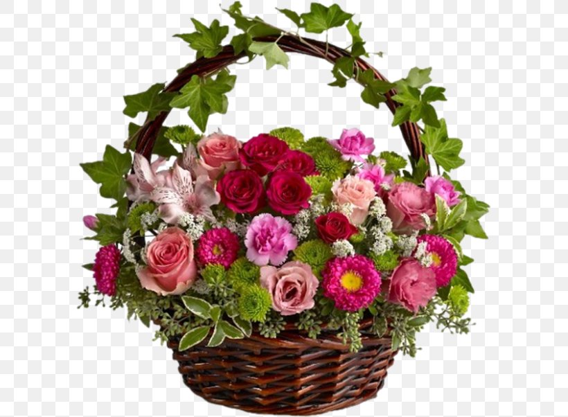 Floristry Cut Flowers Flower Bouquet Basket, PNG, 600x602px, Floristry, Artificial Flower, Basket, Cut Flowers, Floral Design Download Free